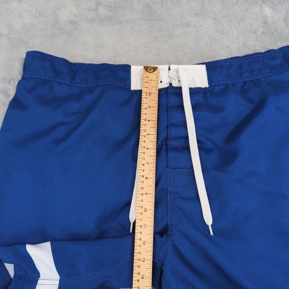 NHL Toronto Maple Leafs Board Shorts Mens XL Blue Swim Trunks Hockey Logo Denim - Picture 6 of 11